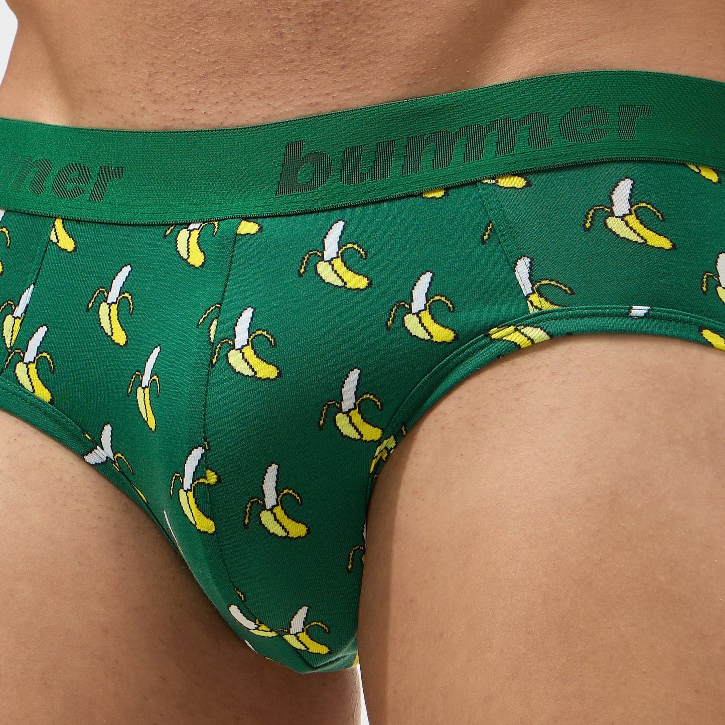 Cotton Stretch Brief - Bananza