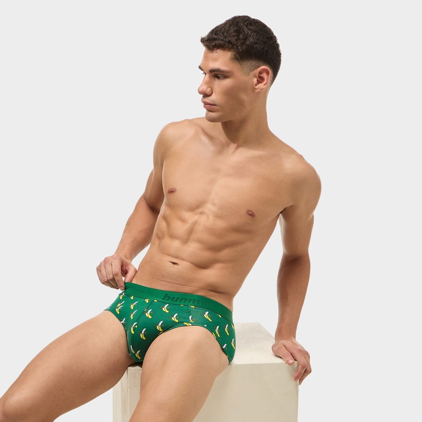 Cotton Stretch Brief - Bananza